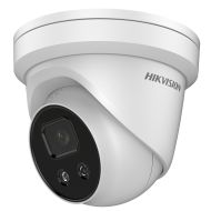 Hikvision dome DS-2CD2346G2-IU F4 (balta, 4 MP, 30 m. IR, AcuSense)