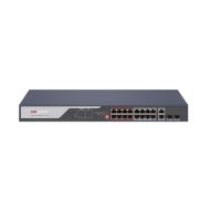 18 prievadų, 16 PoE komutatorius Hikvision DS-3E0318P-E(C)