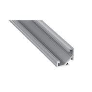 Aliuminis kampinis profilis Lumines LED juostoms C (pilkas, 2m) 