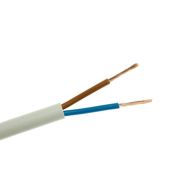 Lietkabelis OMY kabelis 2x2.5mm2 (baltas, 100m)