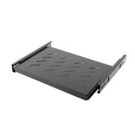 Ištraukiama lentyna 19" spintai 1U L350 (juoda)